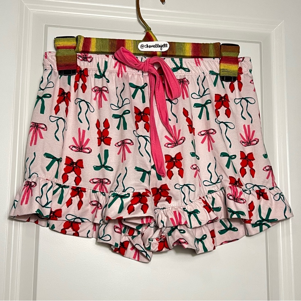 Five Below Christmas Bows Sleep Shorts